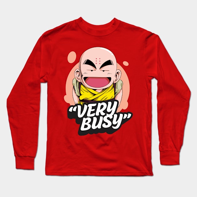 The Very Busy Monk Long Sleeve T-Shirt by rollout578